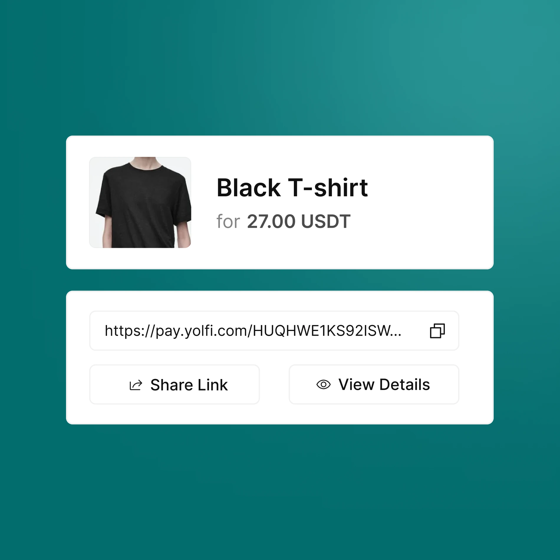 Crea un Enlace de Pago