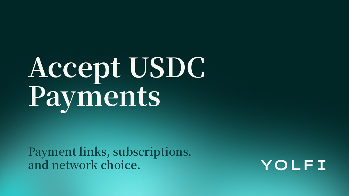 Accept USDC Payments: Payment Links, Subscriptions, and Network Choice